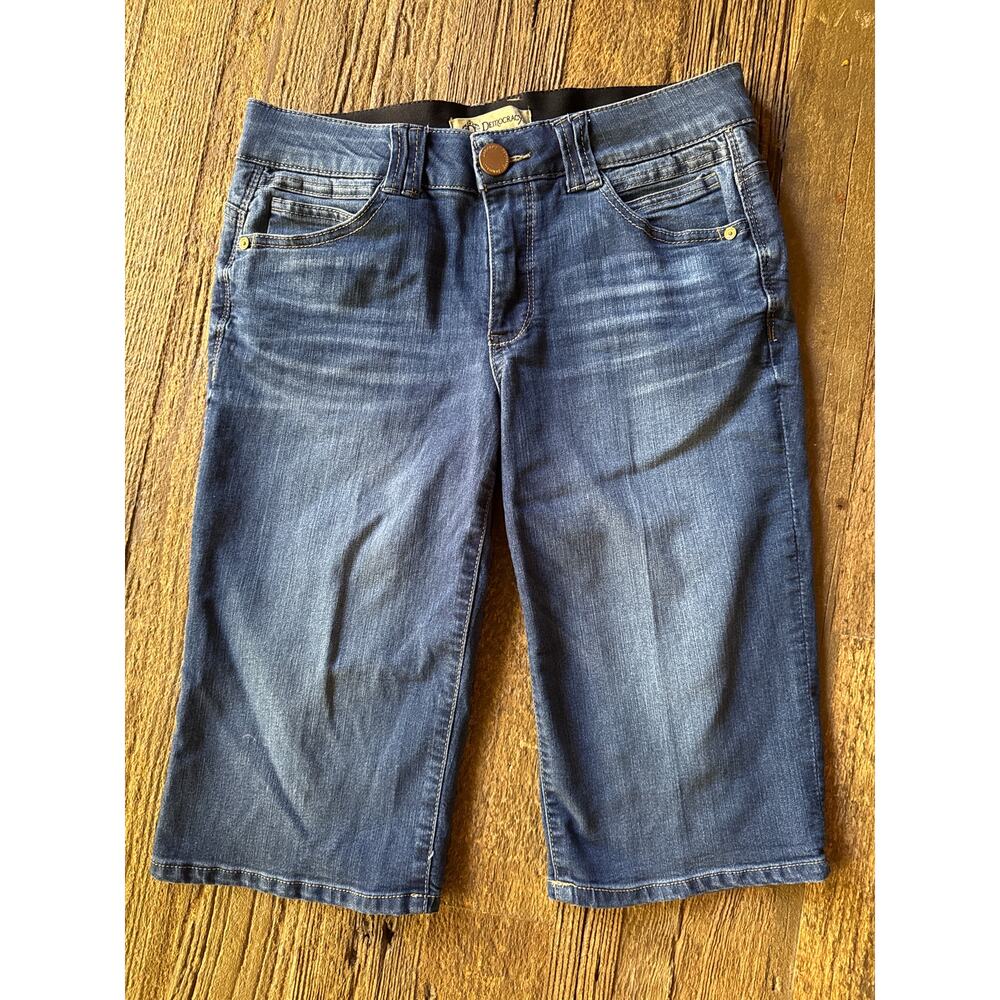 Democracy “Ab” technology Bermuda Style Denim Shorts